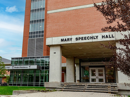 University of Manitoba student residences Mary Speechly Hall Residence