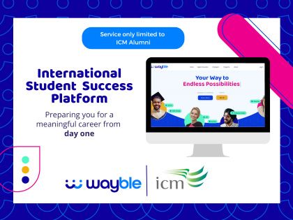 Image with text that reads International Student Success Platform