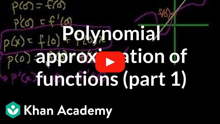 Play Video - Polynomial approximation of functions (part 1)